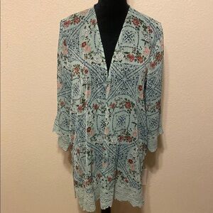Elegant Floral Kimono Cardigan StichFix